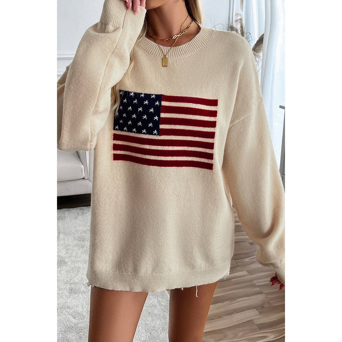American Flag Sweatshirt