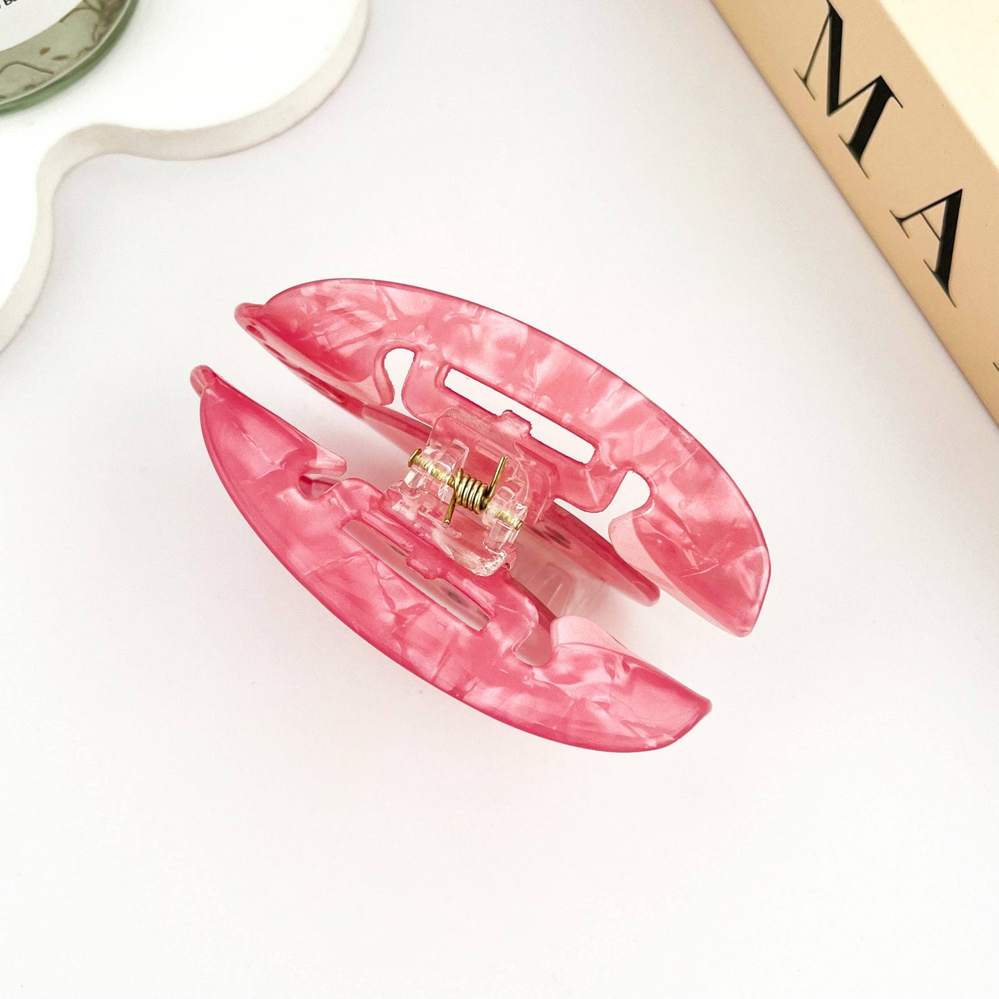 Retro Cartoon Telephone Acrylic Hair Claw Clip