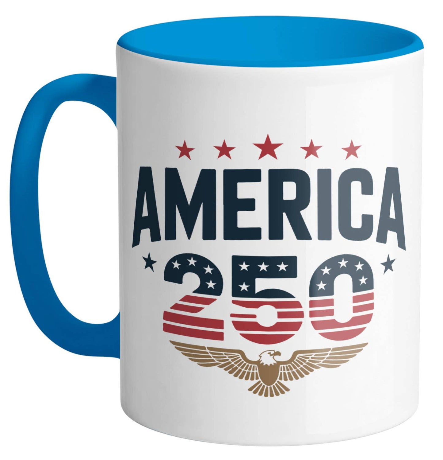 Stars and Stripes America 250 Ceramic Mug