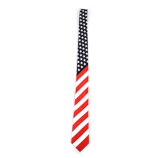 American Flag Novelty Tie