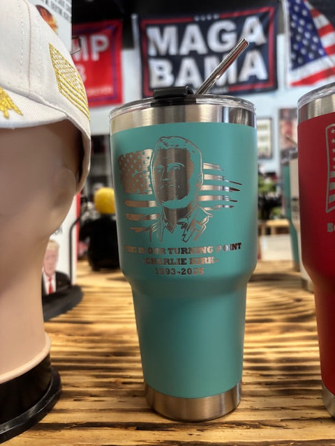 Turning Point Powder Coated Stainless Steel Tumbler