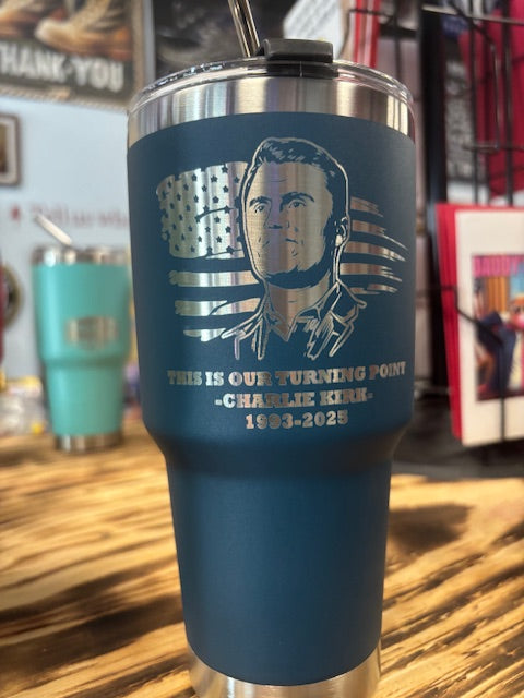 Turning Point Powder Coated Stainless Steel Tumbler