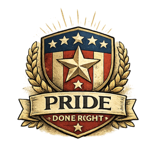 Patriotic Americana built with respect, quality, and pride done right